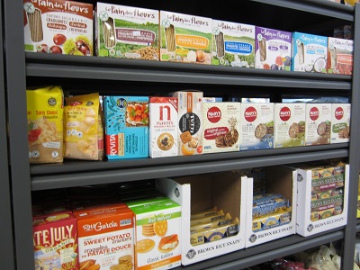 Gluten-free crackers and organic cookies in Kingston