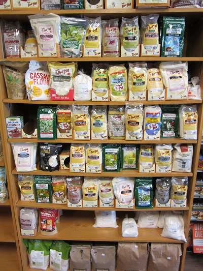 gluten-free and low-carb flour at Sigrid's