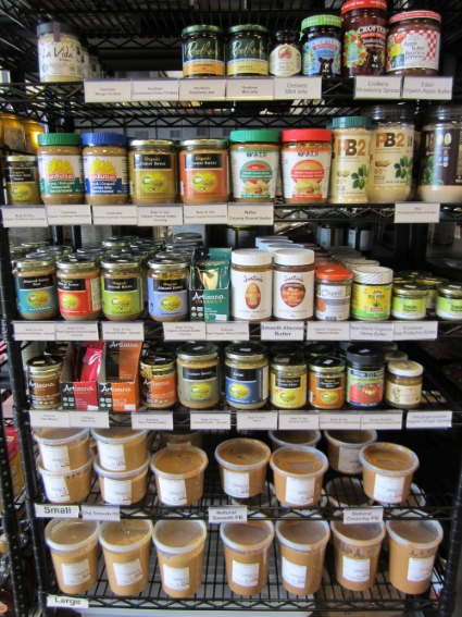 organic peanut butter and peanut-free spreads at Sigrids Natural Foods
