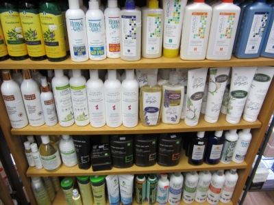organic shampoo at sigrid's in Kingston
