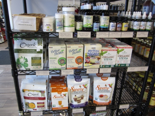 Natural sweeteners and sugar substitutes at Sigrid's