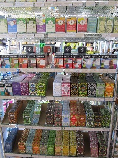 herbal tea and organic coffee as sigrid's natural foods