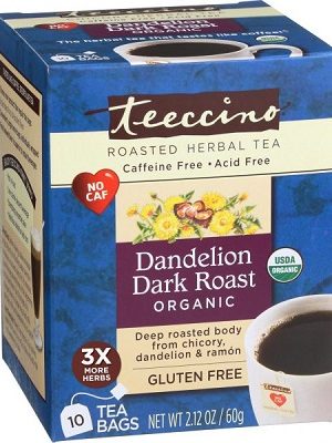 Teeccino herbal coffe substitute