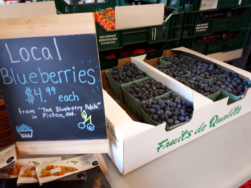 fresh berries at Sigrids in Kingston