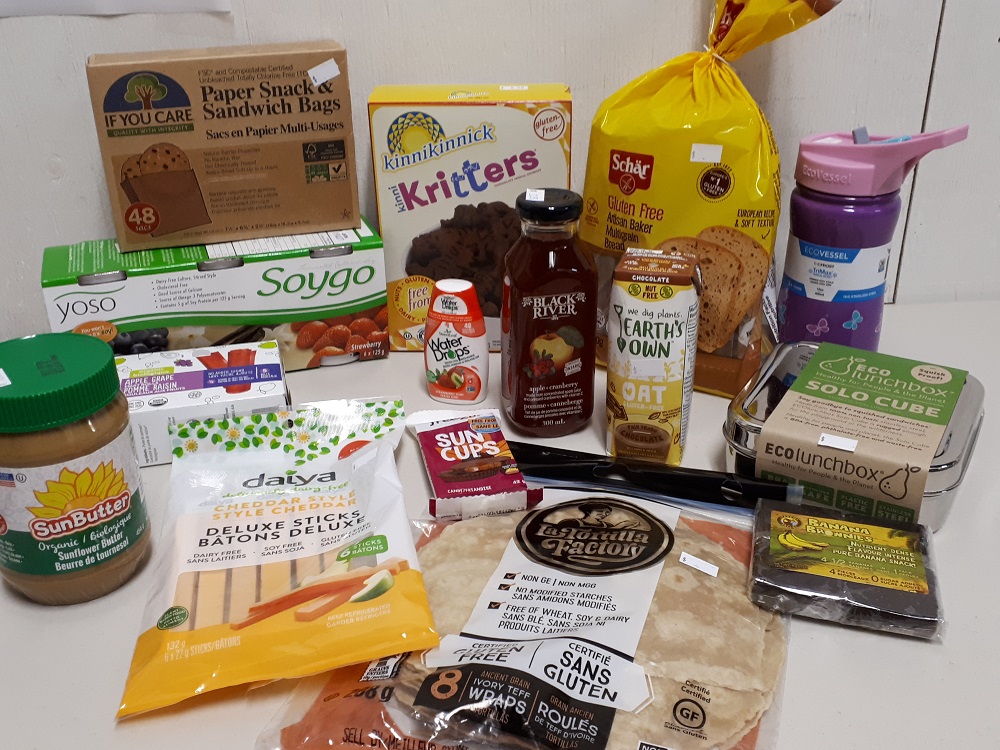 Back to school products at Sigrid's natural foods in kingston