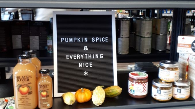 pumpkin-spice natural and organic food at Sigrid's in Kingston