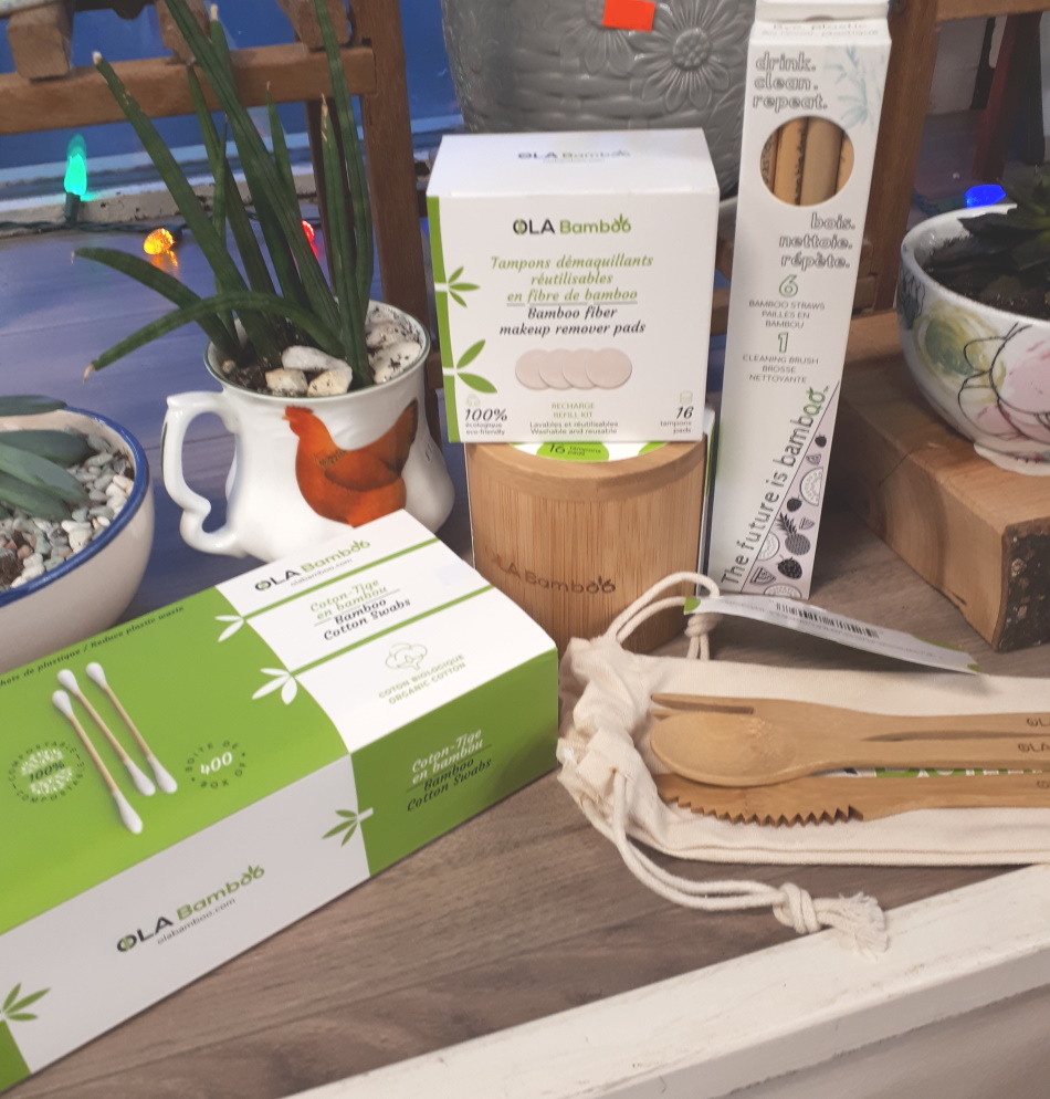Bamboo products at Sigrids in Kingston
